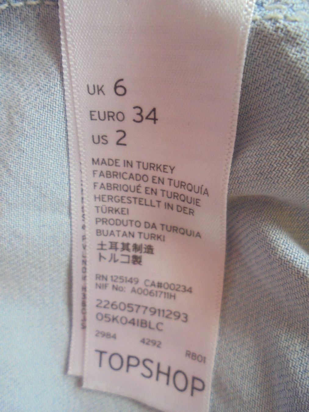 Topshop Camicette: JEANSBLUSE VON TOPSHOP GR. 34 – Usato da Aarau Rohr venduto da PinkSchwein 3