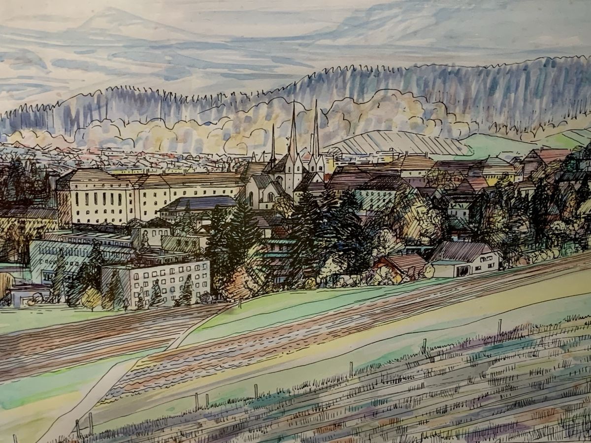 Dipinti: SOMMER WERNER 1928-2012 Muri – Usato da Wolfhalden venduto da SecondAntique 1