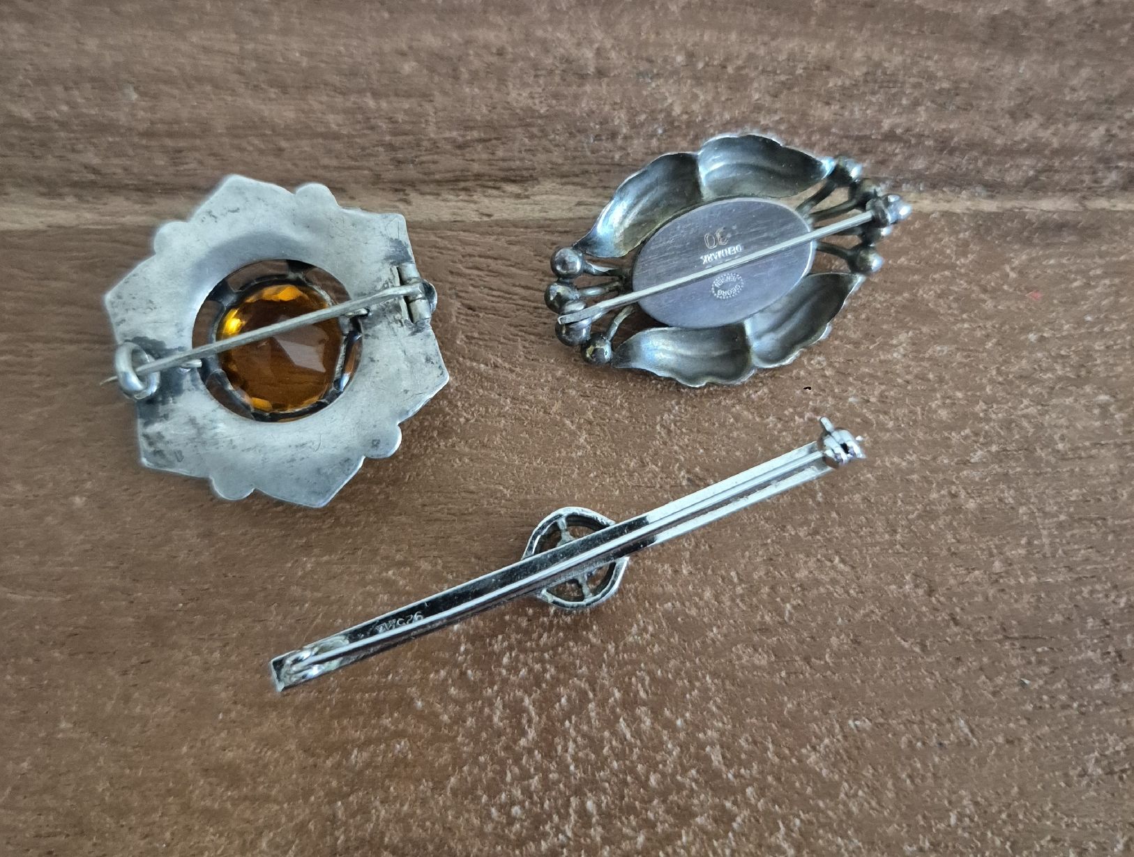 Spille & Fermagli: Silberbroschen 3 Stk Eine Georg Jensen Denmark – Usato da Zürich venduto da Dalema13 1