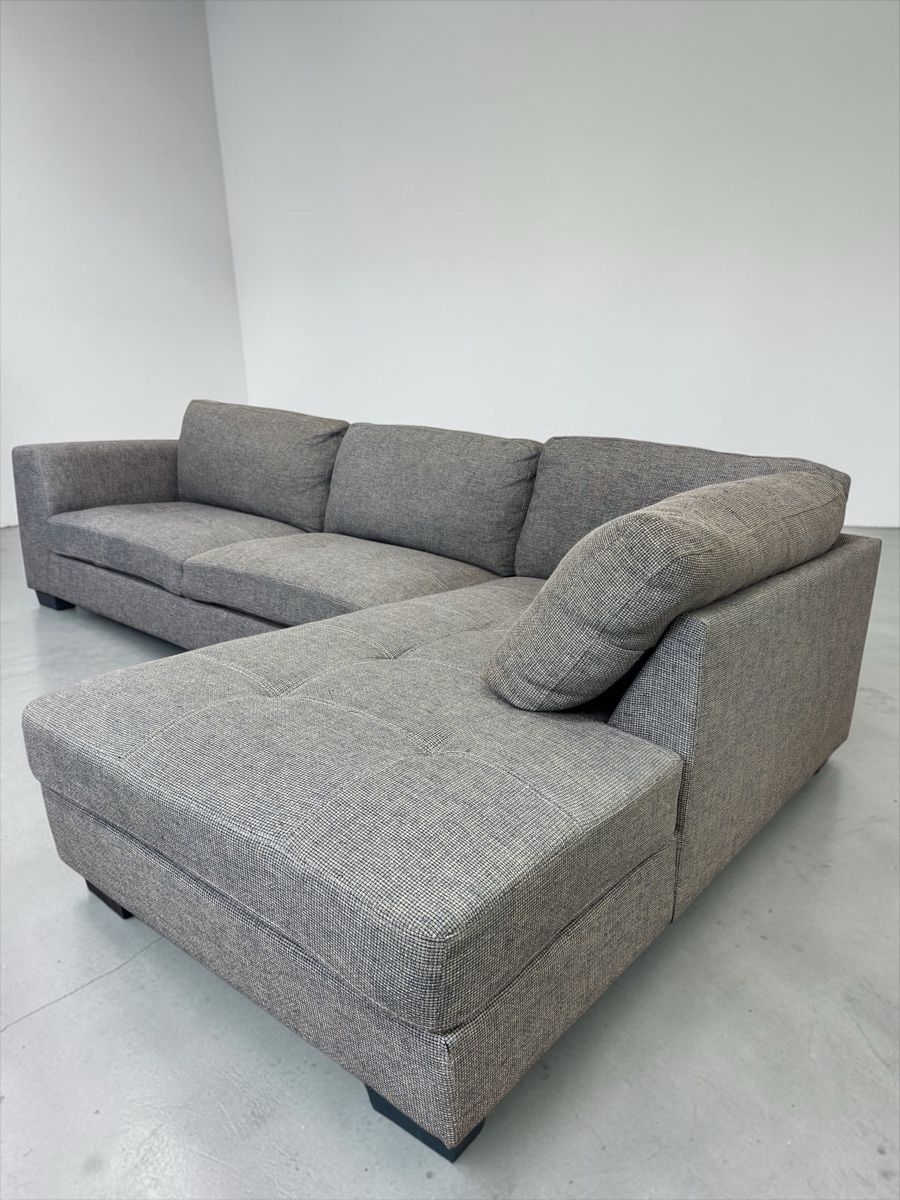 Divani: Ecksofa, hellgrauer Stoff gratis lieferung – Usato da Bachenbülach venduto da Sofalab.swiss 7