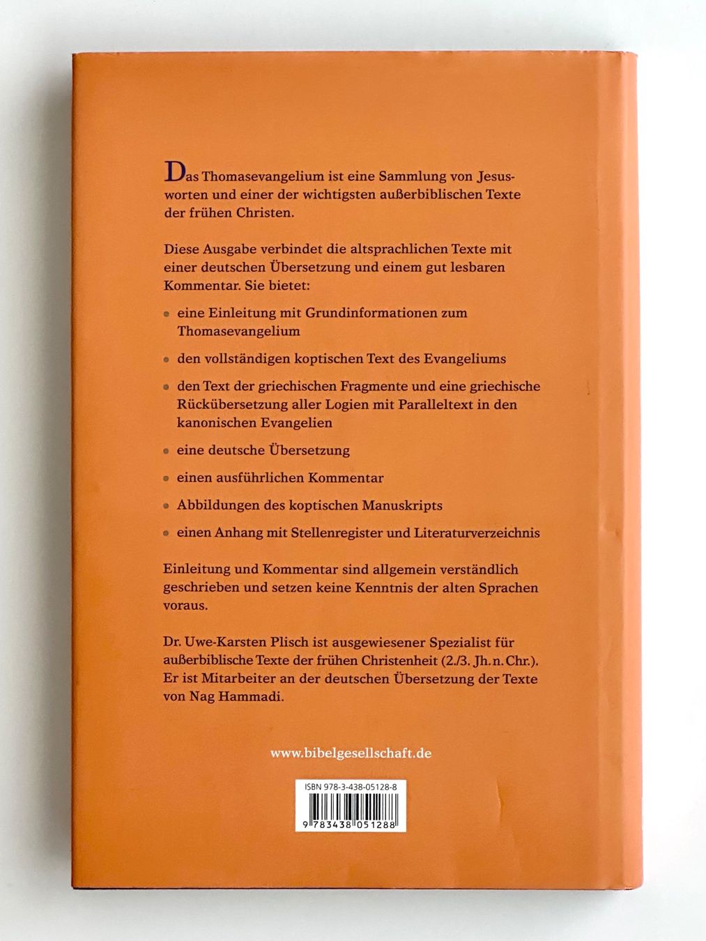 Bücher: Thomasevangelium – Originaltext & Kommentar – Gebraucht aus Zürich von arn__ 1