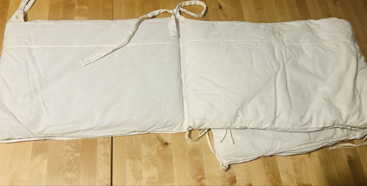 Culle: Tour de lit bébé blanc coton – Usato da St-Prex venduto da mar_f6t6 1