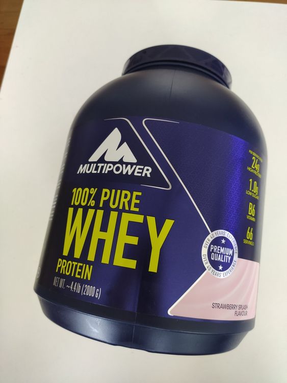 Protein Multipower 100% Pure Whey 2000gr. (Neu und originalverpackt) in ...