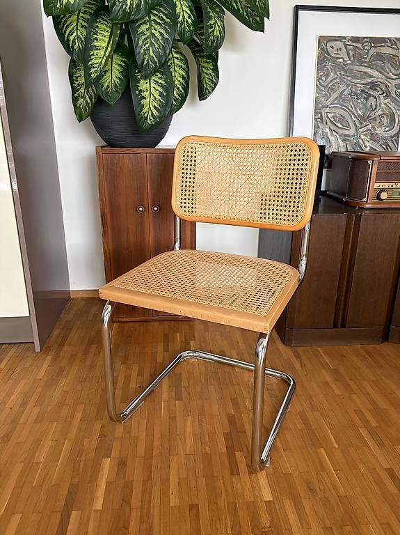 Chaises: 6 Freischwinger-Stühle mit Geflecht – D'occasion à Vaduz par car_xnh5 3