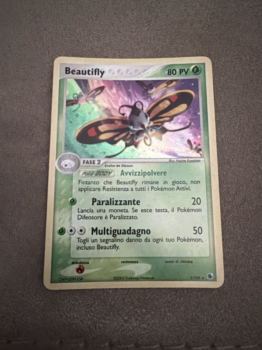 Pokémon Carte collezionabili: Pokemon Beautifly Ita – Usato da Massagno venduto da pokecoach