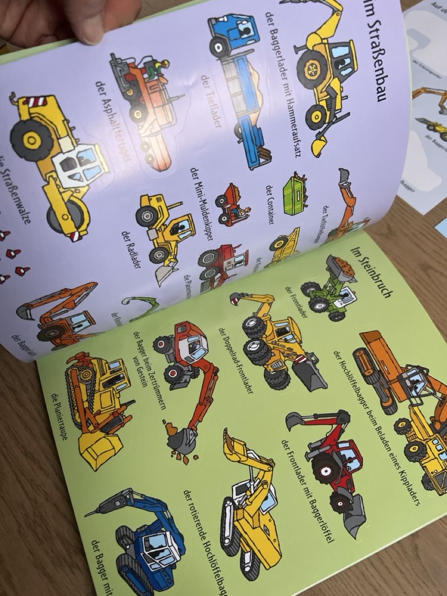 Bücher: Usborne: Mein erstes Stickerbuch Bagger mit Stickern! – Gebraucht aus Oensingen von katepe 6