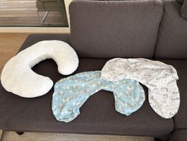Boppy Stillkissen mit zwei Bezügen