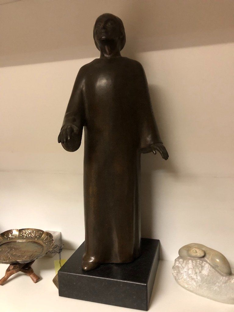 Skulpturen & Statuen: Wertvolle Bronze-Statue 'Der Blinde' von Renate Feuerbaum – Gebraucht aus Unterengstringen von MattGrieder 1