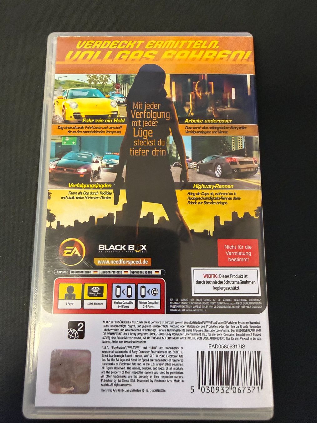 Sony Giochi: Need For Speed Undercover - NFS - PSP – Usato da Pont-de-la-Morge venduto da Darfal 2