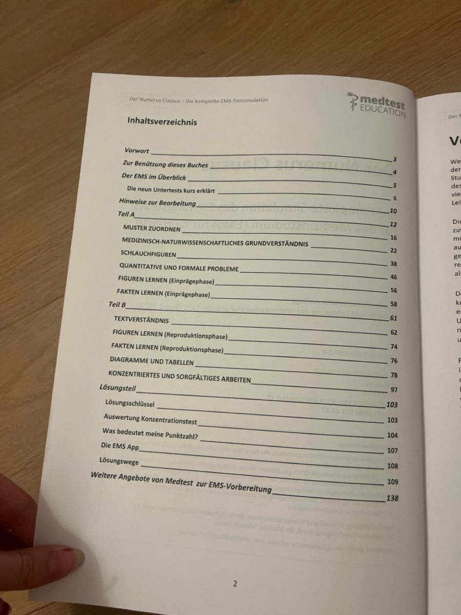 Bücher: Medtest Numerus Clausus, EMS-Testsimulation für zu Hause – Neu (gemäss Beschreibung) aus Zürich von Zhau.53 3