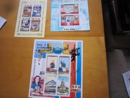 LOT CHOREA Briefmarkenausstellung Blöcke