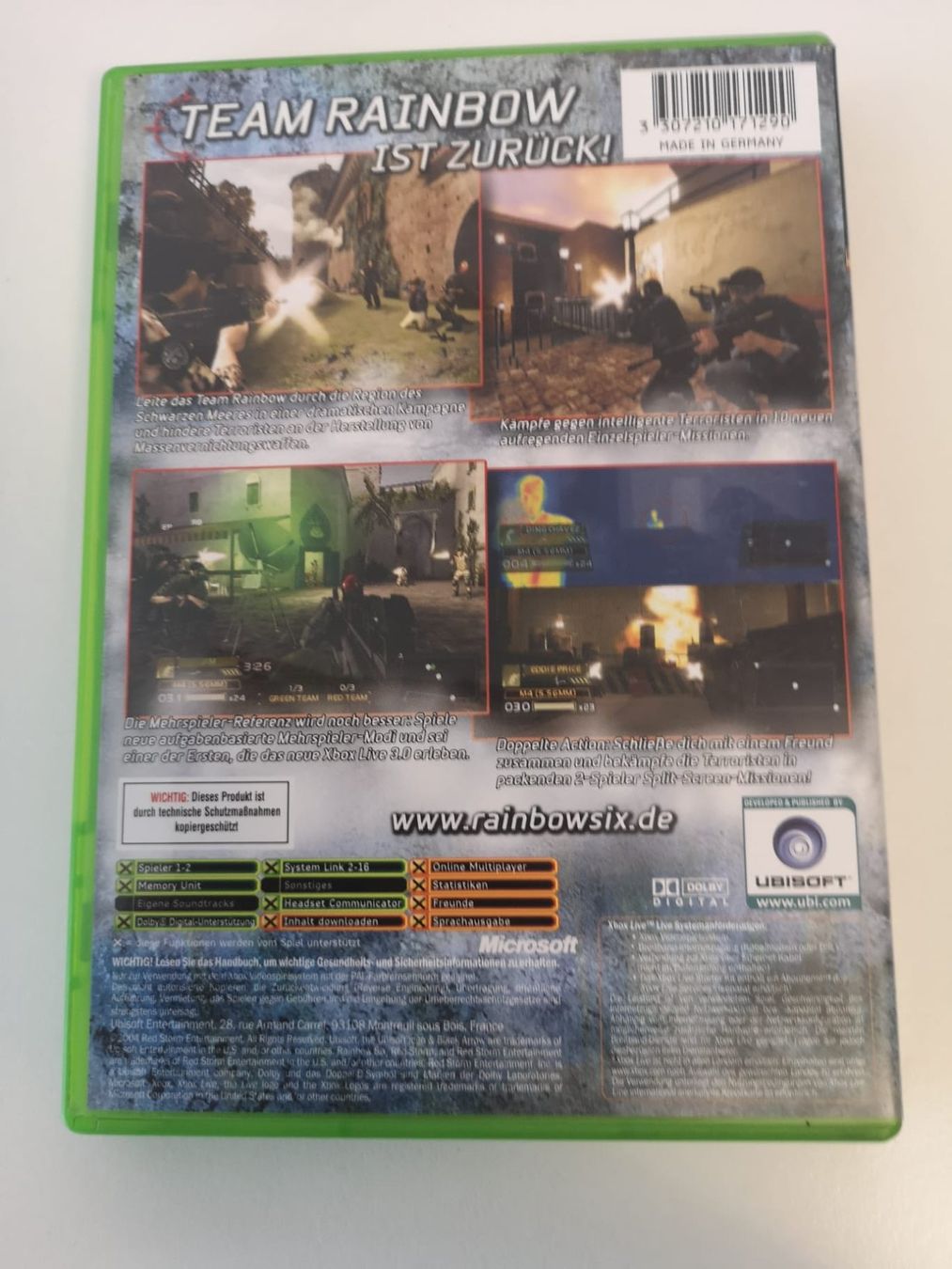 Giochi: Tom Clancy's Rainbow Six 3 Black Arrow (XBOX) – Usato da Herisau venduto da Seyashop1 2