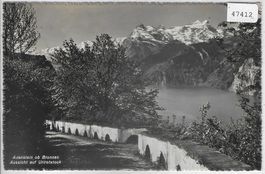 Axenstein ob Brunnen - Aussicht auf Urirotstock