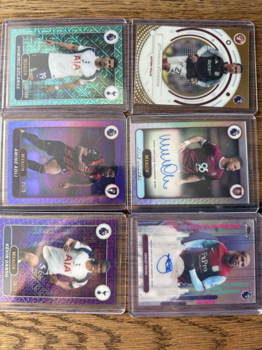 Topps Carte collezionabili: Premier League numbered auto Rogers Walker Young Solanke – Usato da Praz (Vully) venduto da ShoreCards