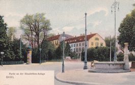 Basel Partie an der Elisabethen - Anlage