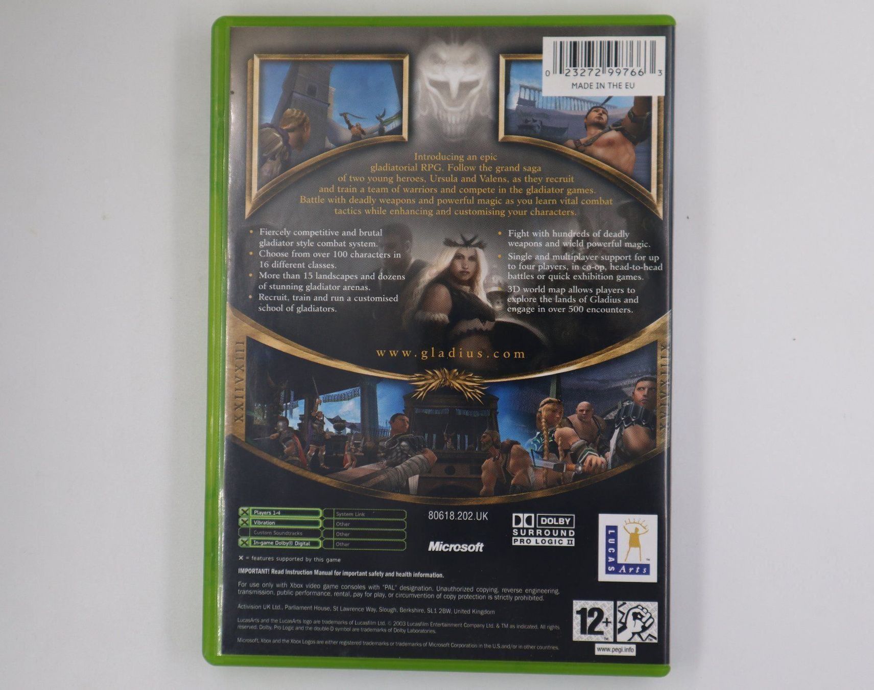 Microsoft Giochi: Gladius Original XBox PAL Englisch – Usato da Baden venduto da TellsKuchenhaus 1