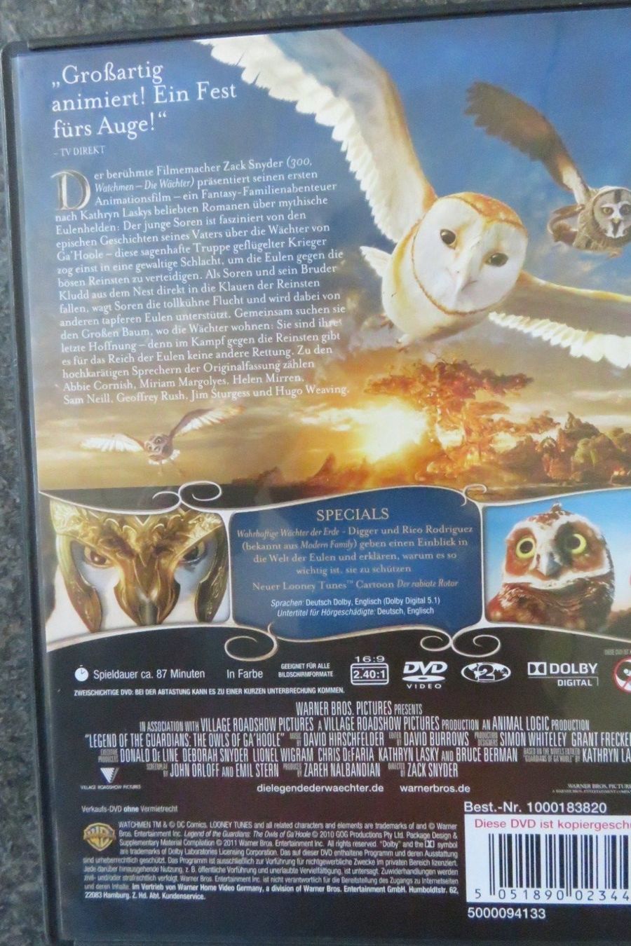 Tutti i DVDs: DIE LEGENDE DER WAECHTER DVD – Nuovo (secondo la descrizione) da Wil ZH venduto da Tamagy 1