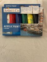 Acrylfarben Artist & Co 6 Farben Set neu in OVP