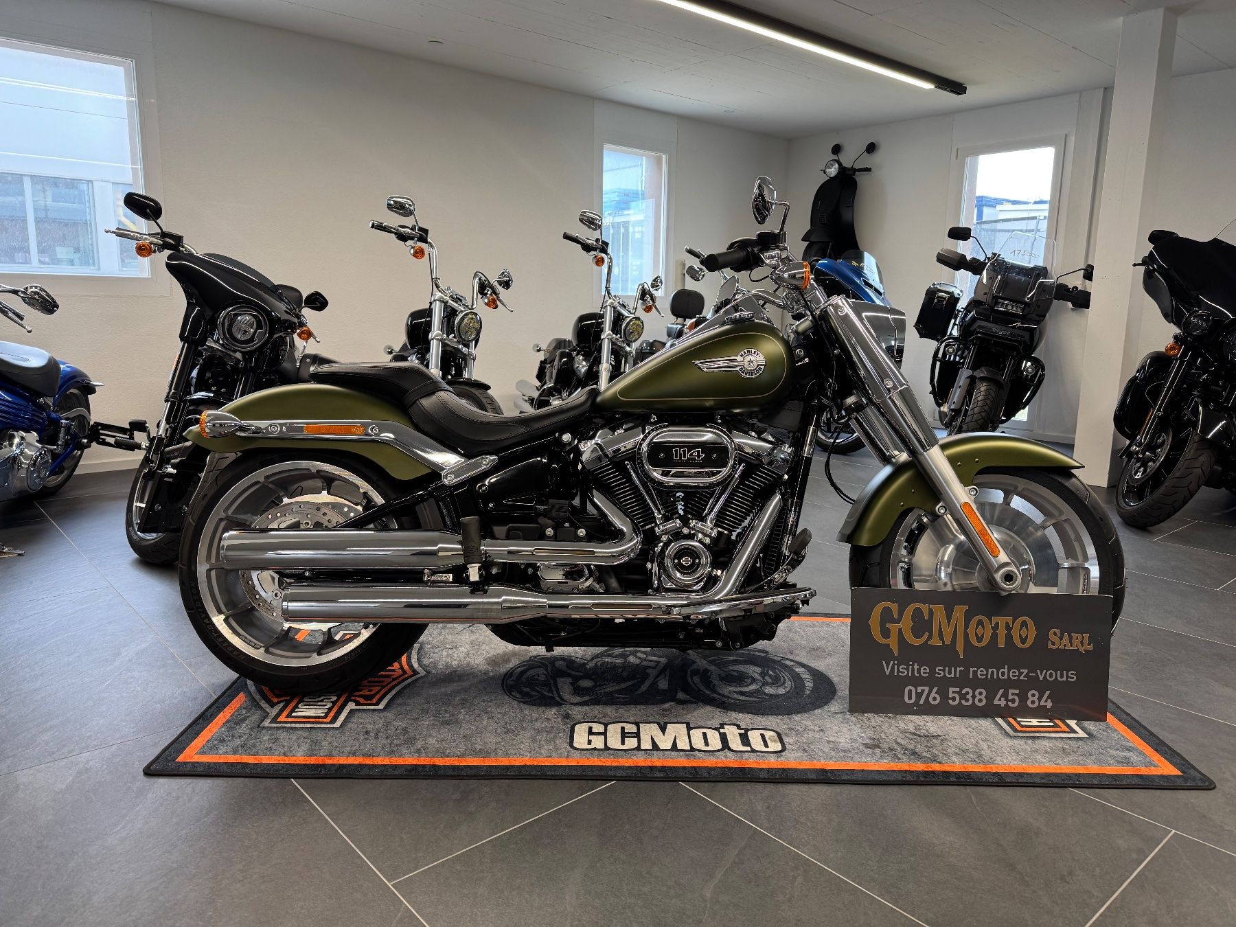 Harley-Davidson Chopper: Harley Davidson Fat Boy 114 LEASING POSSIBLE – Usato da Echallens venduto da HD90 2