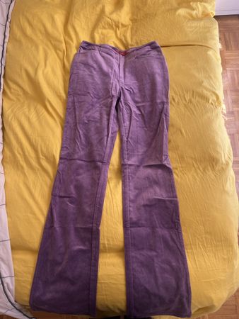 Pantalons flare Angelo Marani taille 42 (ITA) velours 