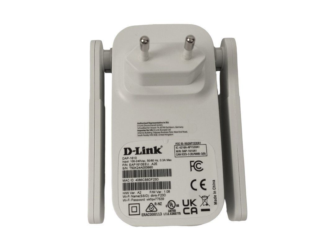 Dlink WiFi: D-LINK® DAP-1610 AC1200 Wi-Fi Range Extender – Nuovo (secondo la descrizione) da Hünenberg venduto da Restwert_Zug 5