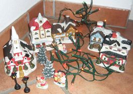 Weihnachtsfiguren mit Licht / Dekoration