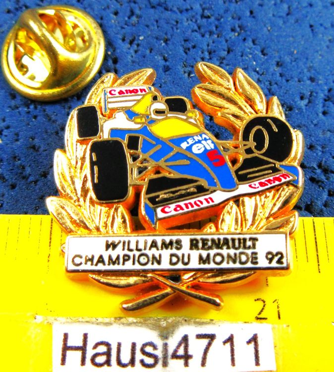 Lot De Pins F1 Vintage - Renault Williams Canon Camel Labatt's Bull Chrono - Collection