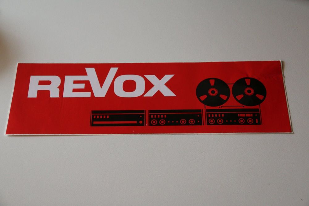 Werbeartikel: Aufkleber Revox – Gebraucht aus Schleitheim von  1