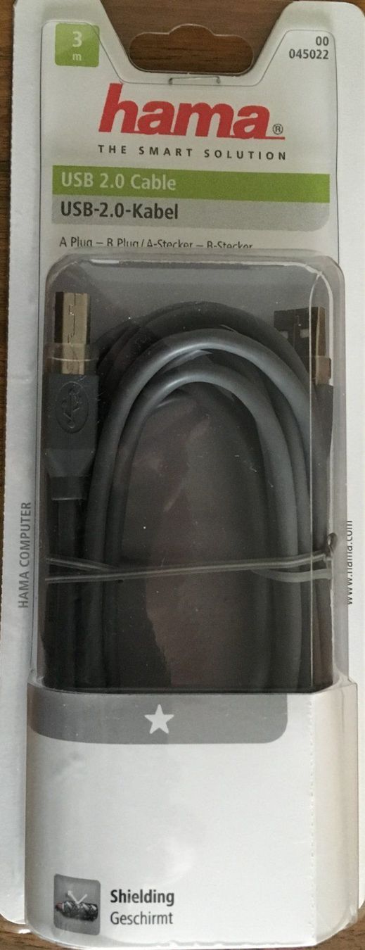 Hama Cavi: hama USB 2.0 Kabel – Nuovo e nell'imballaggio originale da Zürich venduto da Buechi49