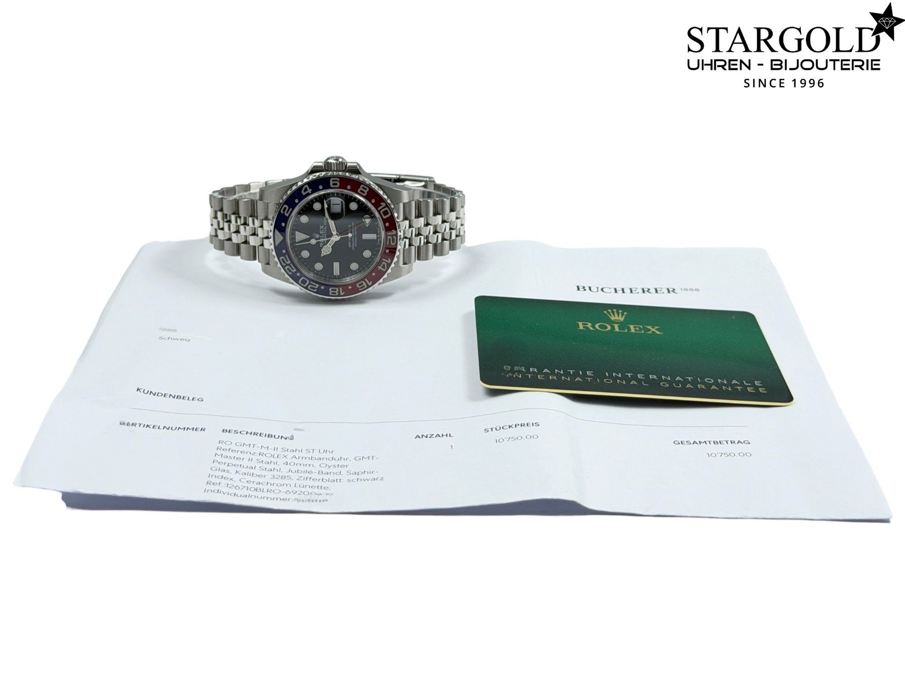 Rolex Orologi: Rolex GMT-Master II Pepsi - 126710BLRO – Usato da Zürich venduto da Stargold-Uhren 8