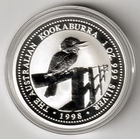 Australian Kookaburra 1998 – 1 oz Silbermünze Perth Mint