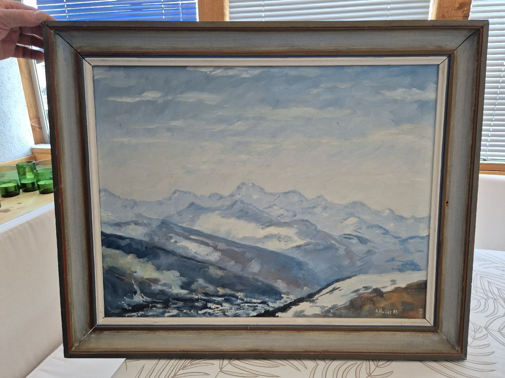 Dipinti: A. Haller Bild 1983 – Usato da Vilters venduto da Fleiflomi