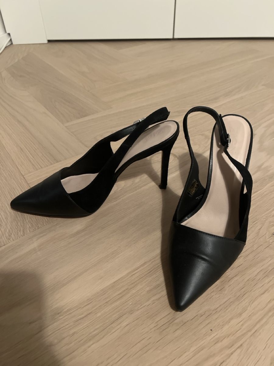 Damenschuhe: Leder Sling Backs, Gr. 41 – Gebraucht aus Zürich von prima.01 2