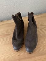 Stiefeletten Damen Gr. 36 braun Leder, von History Italien