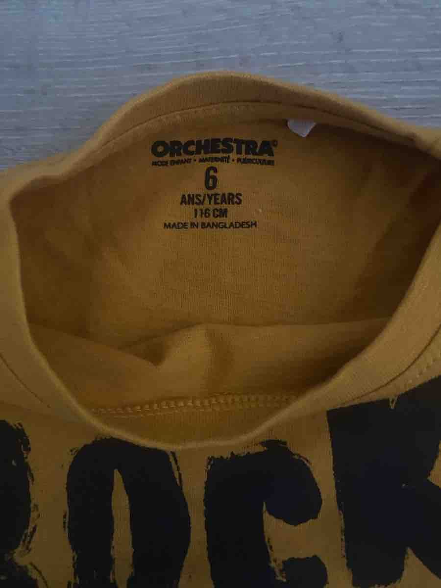 Maglioni & Felpe: Pull jaune taille 116 cm – Usato da Chamoson venduto da Pince26 2