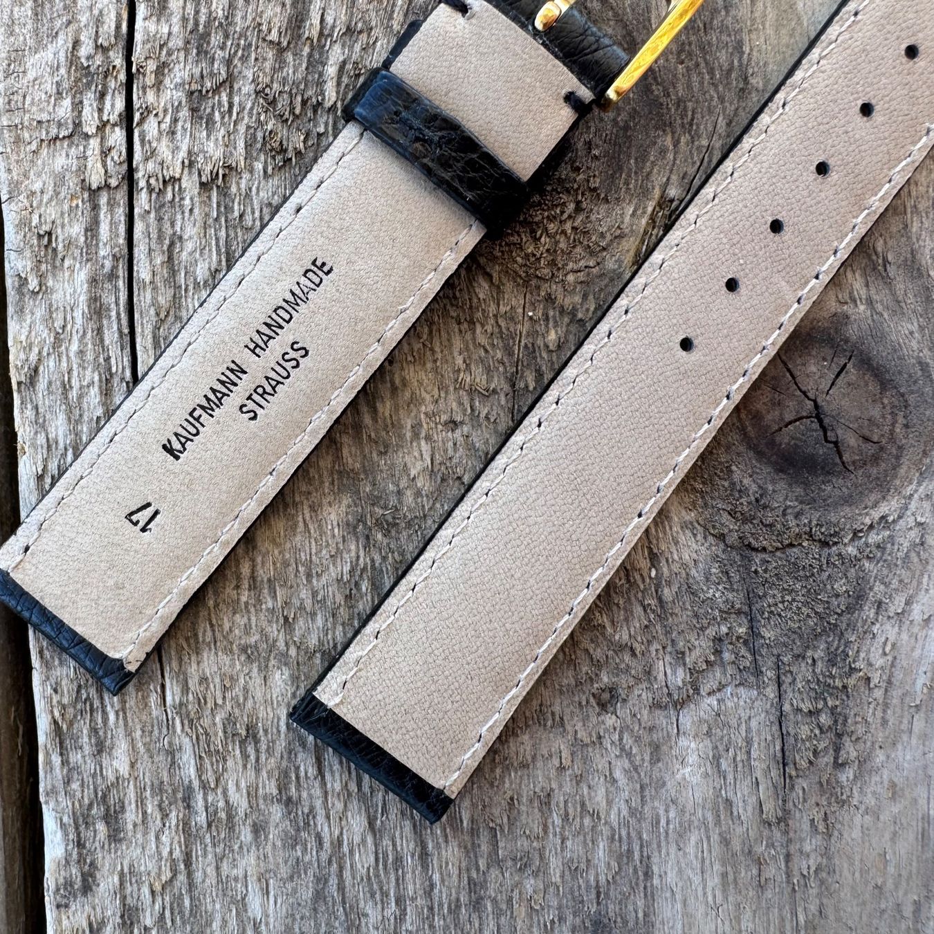 Bracciali & Braccialetti: 17mm Vintage Watch Strap/ Uhrenarmband – Nuovo (secondo la descrizione) da Arzier-Le Muids venduto da Avanna 1