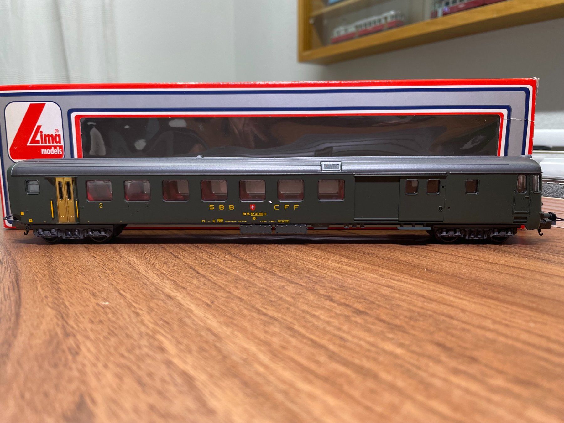Lima Modellini di ferrovie: Lima Steuerwagen BDt der SBB in DC – Usato da Villmergen venduto da Mfritz 1