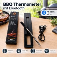 BBQ-Thermometer Bluetooth kabellos – Neu