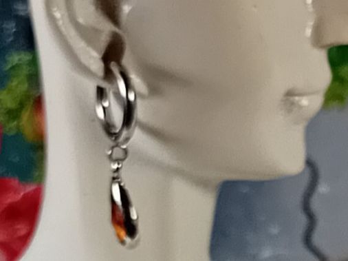 Orecchini pendenti & Orecchini a lobo: ohrring edelsthal,,,,mit modeschmuck,,,glanzig – Nuovo (secondo la descrizione) da Basel venduto da bij_5hqd