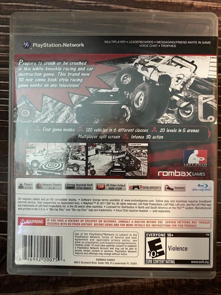Giochi: Mayhem 3D [PS3] – Usato da Niederwil SO venduto da BlueSonic 1