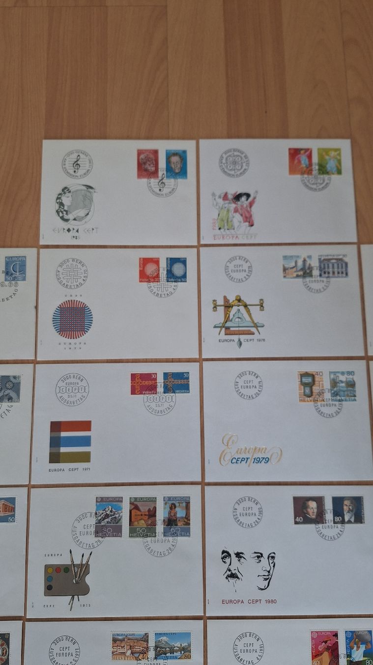 Tutti i francobolli: 18×FDC EUROPA – Nuovo (secondo la descrizione) da Pratteln venduto da walti-6060 5