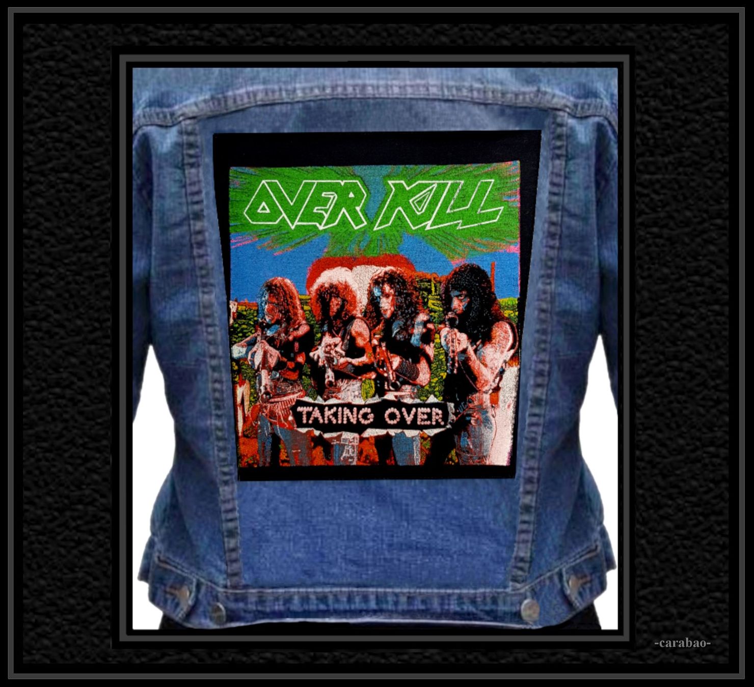 Toppe: Rückenaufnäher - Back Patch *Over Kill* Taking Over – Nuovo (secondo la descrizione) da Winterthur venduto da -carabao-