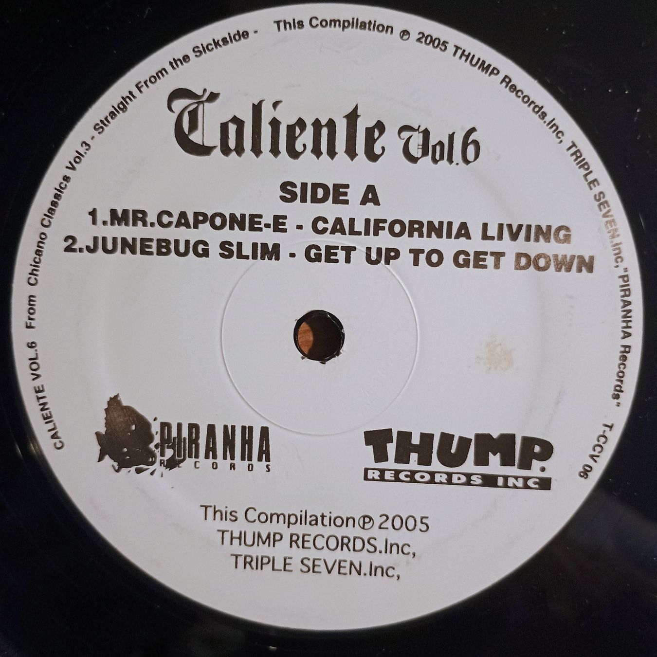 Dischi in vinile: Various ‎– Caliente Vol.6 12" 2005  1st PRESS VG+/VG – Usato da münchenstein venduto da karl_heinz_krasser 1