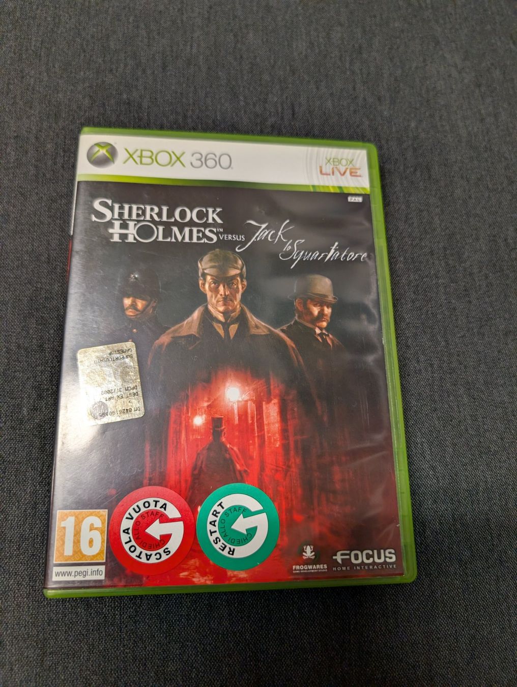 Giochi: Sherlock Holmes vs jack lo squartatore Microsoft Xbox 360 – Usato da Giubiasco venduto da Ticinerd