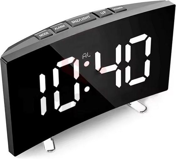 Digitaler Wecker LED Großes Display Lautlos Modern (Neu und ...