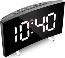 Digitaler Wecker LED Großes Display Lautlos Modern