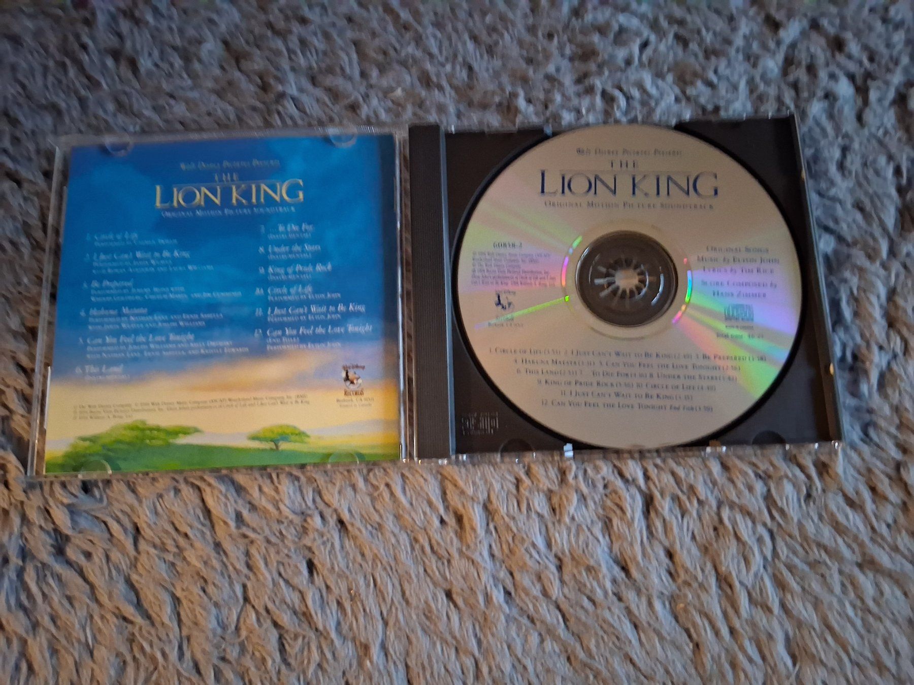 CD: THE LION KING   ORIGINAL SOUNDTRECK     CD – Usato da Wetzikon ZH venduto da Ramones01 2