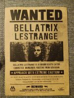 Affiche Harry Potter Bellatrix Lestrange 