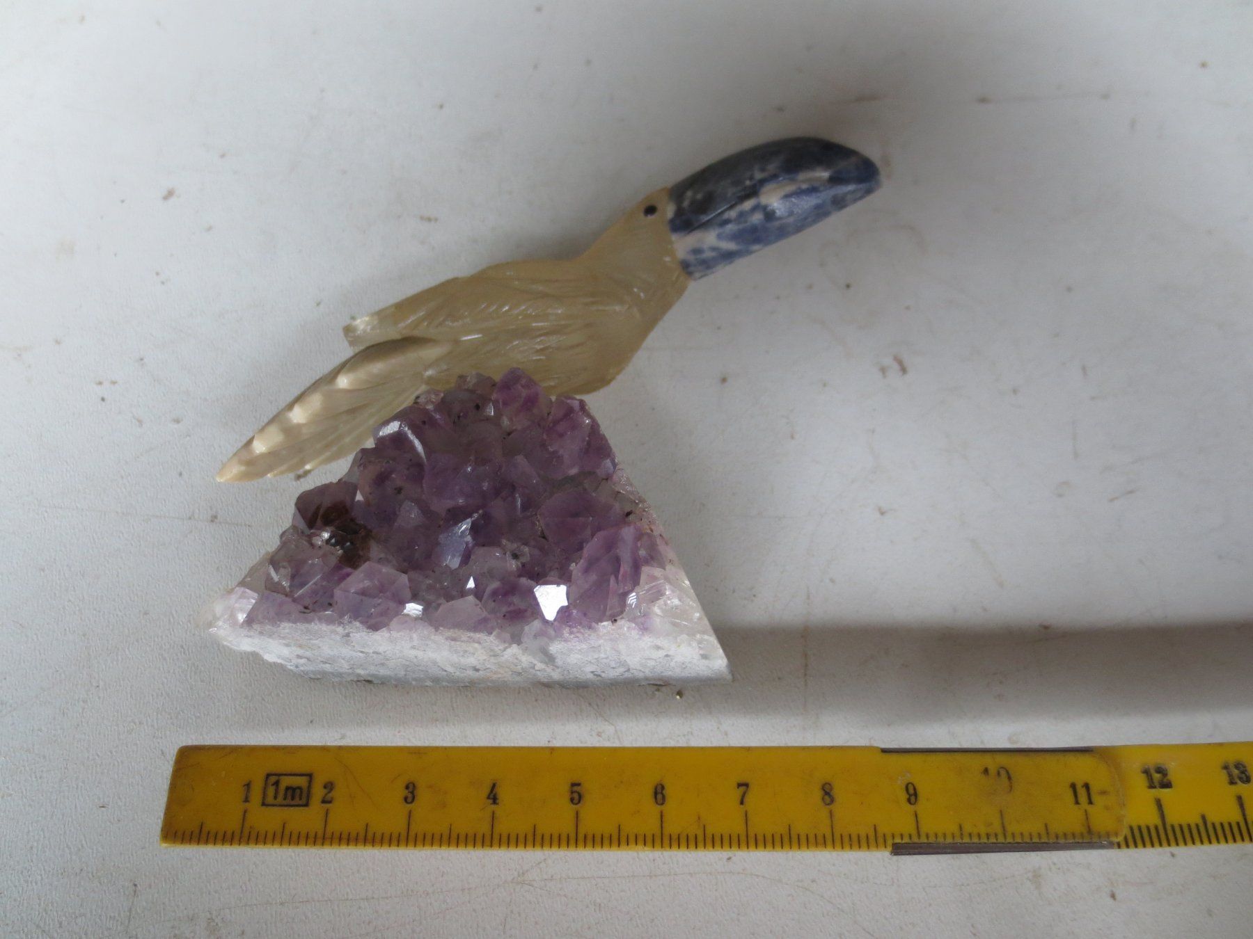 Mineralien & Heilsteine: Amethyst Vogel – Gebraucht aus Weier im Emmental von waefler03 4