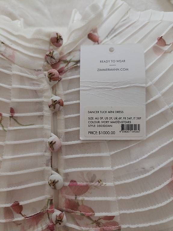 Zimmermann Vestiti: Zimmermann Kleid – Nuovo (secondo la descrizione) da Basel venduto da 2024cp 2